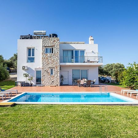 Dimitra Apartment With Private Pool And Sea View -The Ground Floor Of A Two Storey Building Daratsos Eksteriør billede