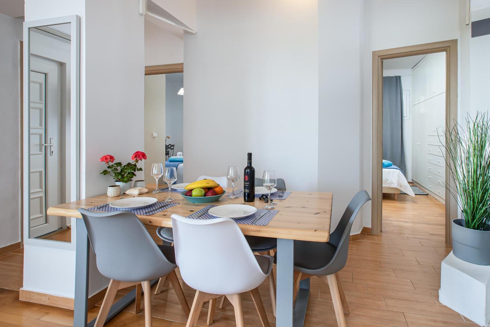 Dimitra Apartment With Private Pool And Sea View -The Ground Floor Of A Two Storey Building Daratsos Eksteriør billede