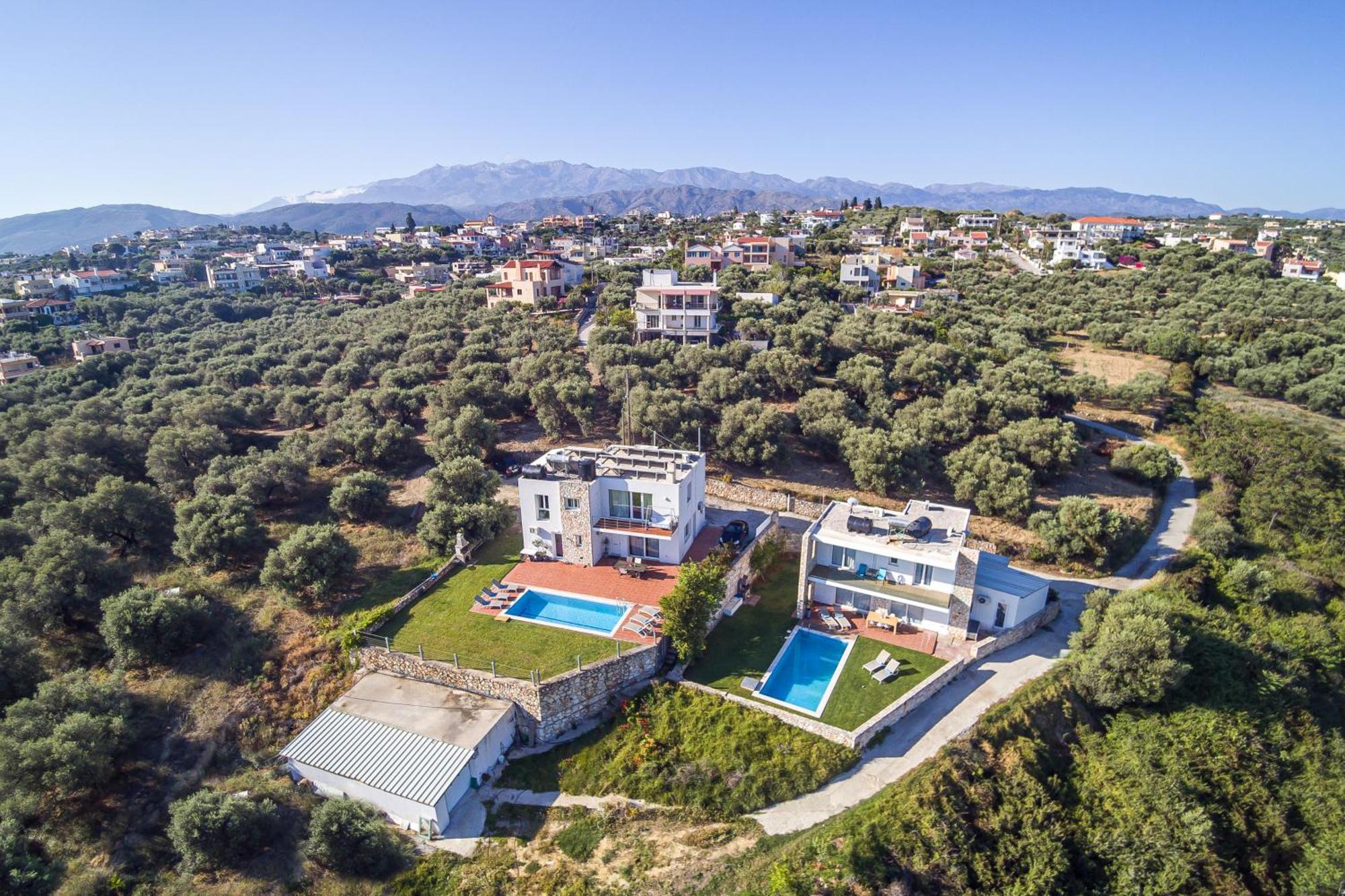 Dimitra Apartment With Private Pool And Sea View -The Ground Floor Of A Two Storey Building Daratsos Eksteriør billede